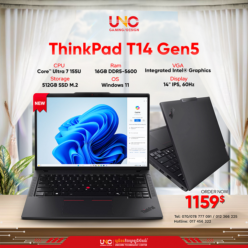 ThinkPad T14 Gen 5-Black