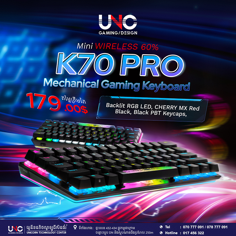 CORSAIR K70 PRO MINI WIRELESS