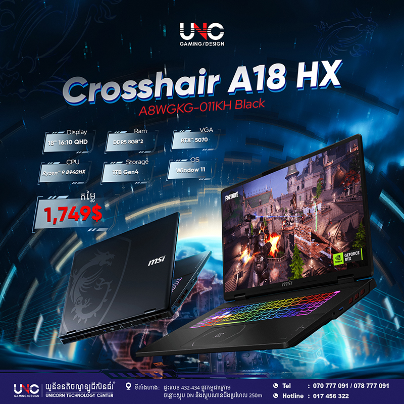 Crosshair A18 HX A8WGKG-011KH Black