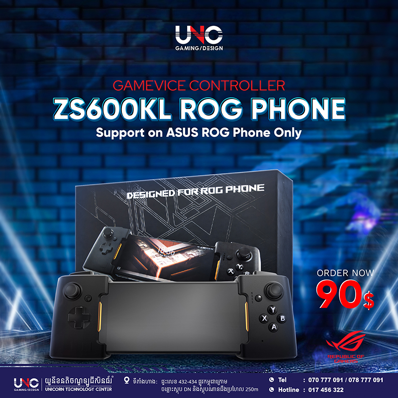 ZS6OOKL ROG PHONE Gamevice controller
